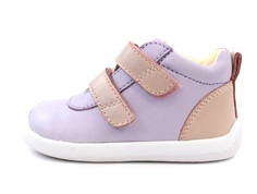 Bundgaard Walk sko lilac med velcro